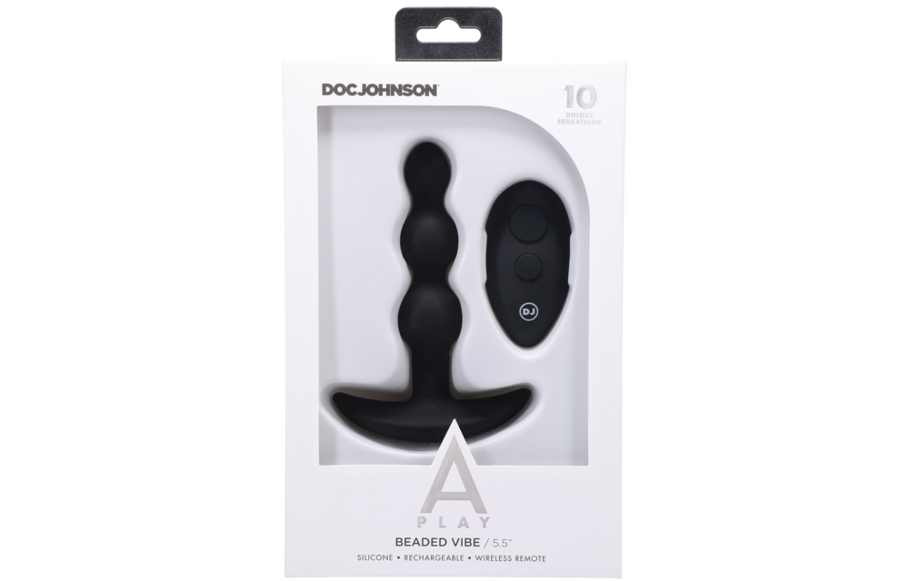 Beaded Vibe 13,7 cm – Silikon-Analplug mit Fernbedienung