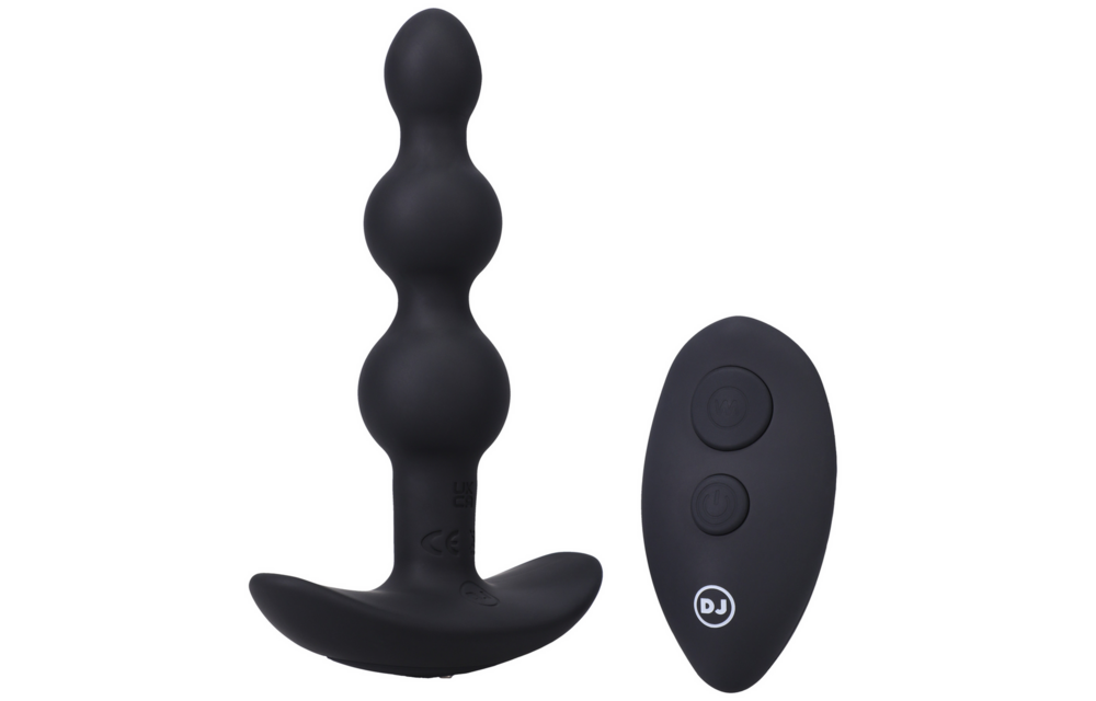 Beaded Vibe 13,7 cm - Siliconen Analplug met Afstandsbediening