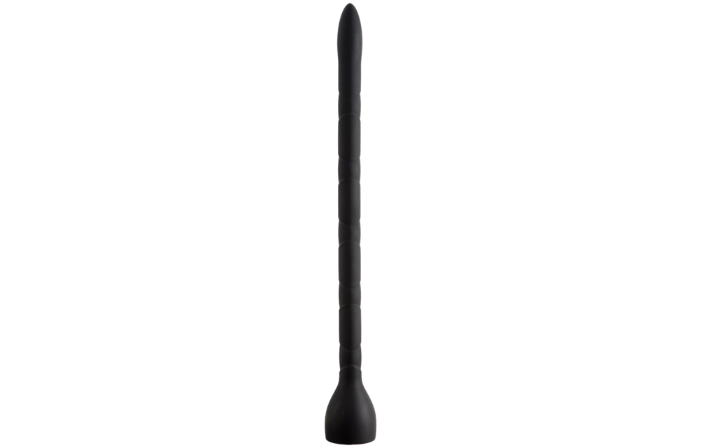 In Deep Silicone Anal Hose 49.5 cm - Black & Premium