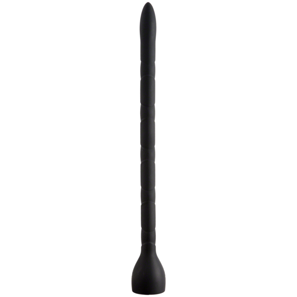 In Deep Silicone Anal Hose 49.5 cm - Black & Premium
