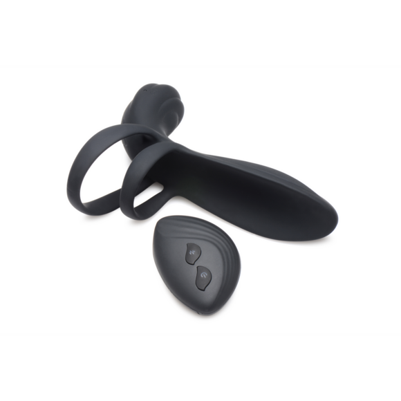 Siliconen Vibrerende Penis Sleeve met Afstandsbediening