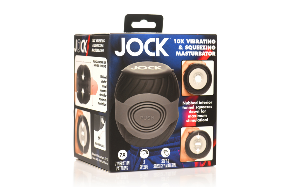 Vibrerende Masturbator Zwart - 10X Sensatie & Comfort