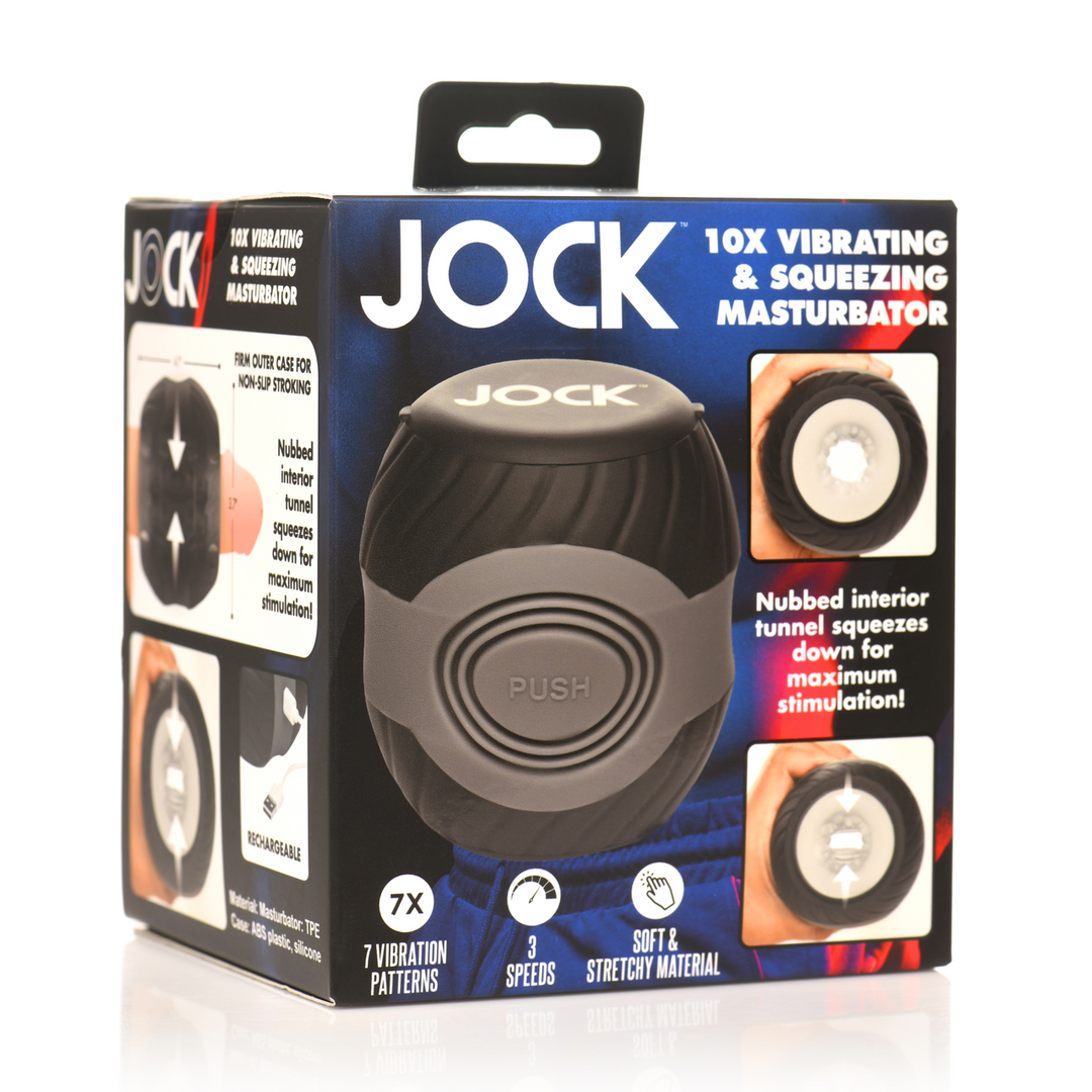 Vibrating Masturbator Black - 10X Sensation & Comfort