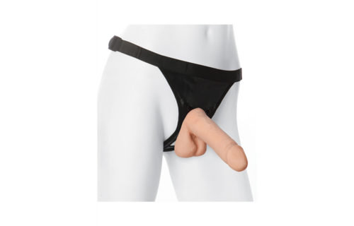 Ultraskyn Harness und Dildo 17,8 cm – Realistischer Genuss