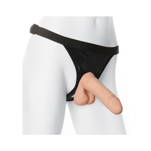 Ultraskyn Harness und Dildo 17,8 cm – Realistischer Genuss