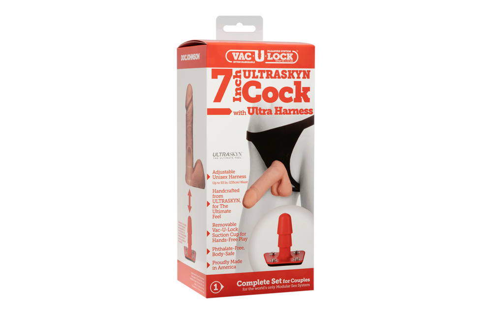 Ultraskyn Harness en Dildo 17,8 cm – Realistisch Genot