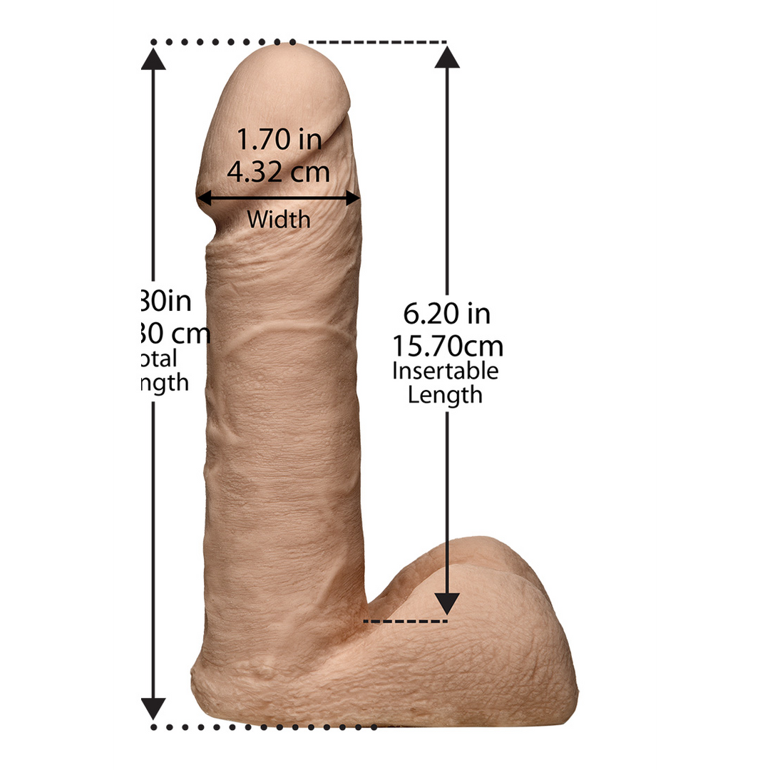 Ultraskyn Harness en Dildo 17,8 cm – Realistisch Genot