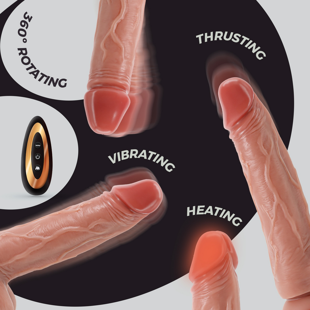 Inviktus Vibe – Flexibler Silikon-Vibrator mit Heizfunktion