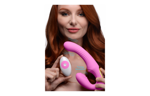 U-Pulse Silikon-Strap-On mit Pulsation & Vibration – XR Brands