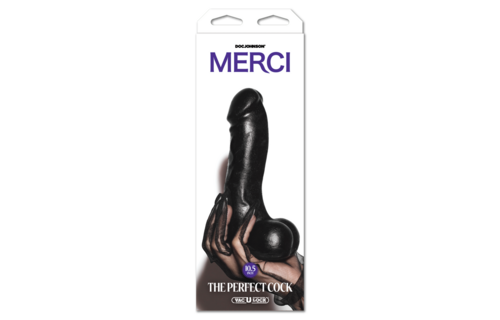 Der Perfect Cock 25,4 cm Schwarz – Realistischer & kraftvoller Penis