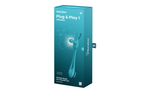 Plug and Play 1 - Partner Vibrator - Blauwgroen