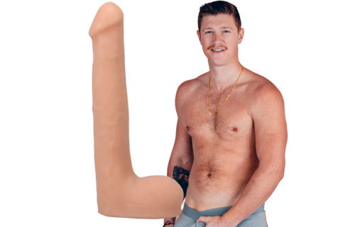 Oliver Flynn - Realistic ULTRASKYN Dildo - 10 / 25 cm - Vanilla