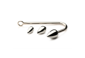 Anal-Haken-Trainer mit 3 Plugs 23,9 cm – Komfort & Stil