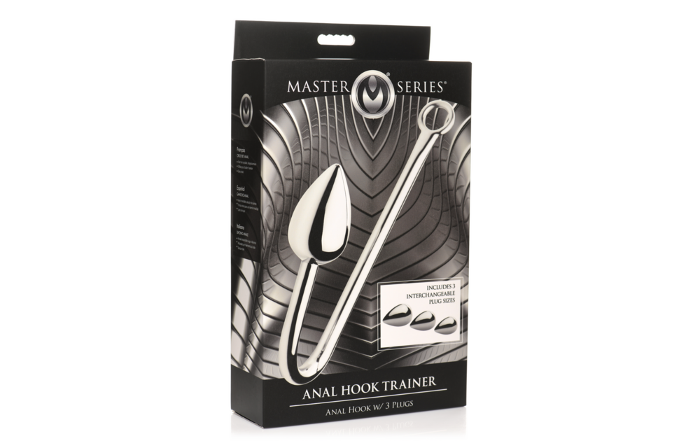 Anal-Haken-Trainer mit 3 Plugs 23,9 cm – Komfort & Stil