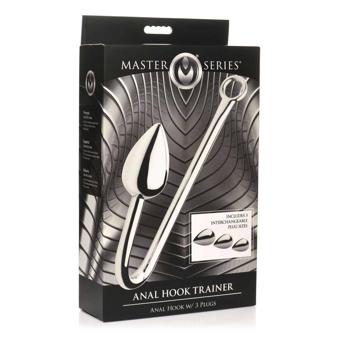 Anal Hook Trainer with 3 Plugs 23.9 cm – Comfort & Style