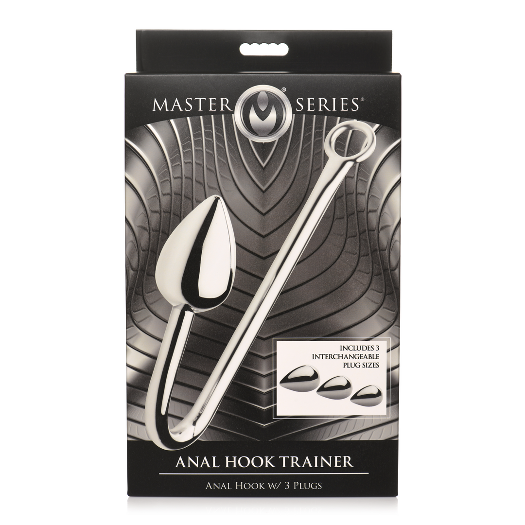 Anale Haak Trainer met 3 Pluggen 23,9 cm – Comfort & Stijl