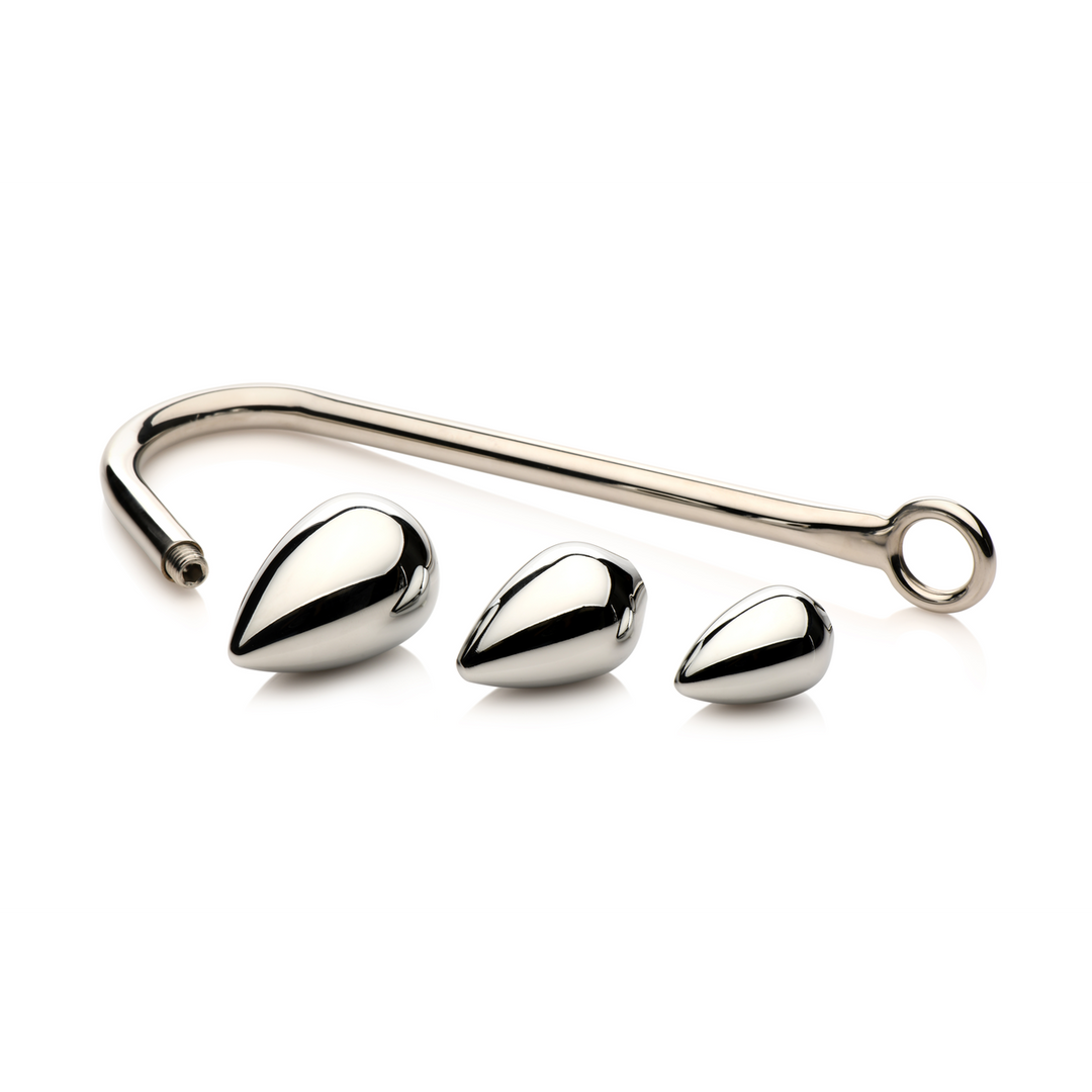 Anal Hook Trainer with 3 Plugs 23.9 cm – Comfort & Style