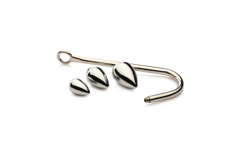 Anal-Haken-Trainer mit 3 Plugs 23,9 cm – Komfort & Stil