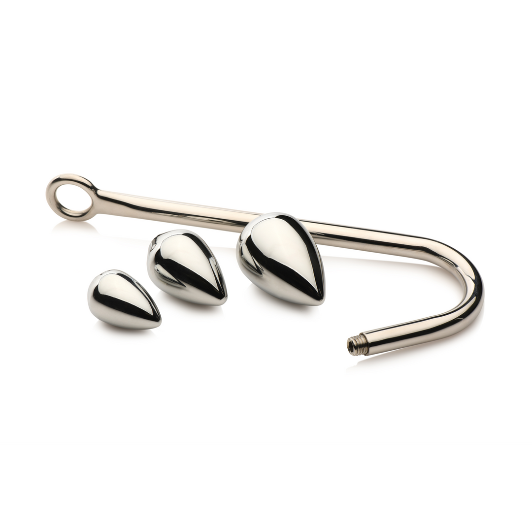 Anal-Haken-Trainer mit 3 Plugs 23,9 cm – Komfort & Stil