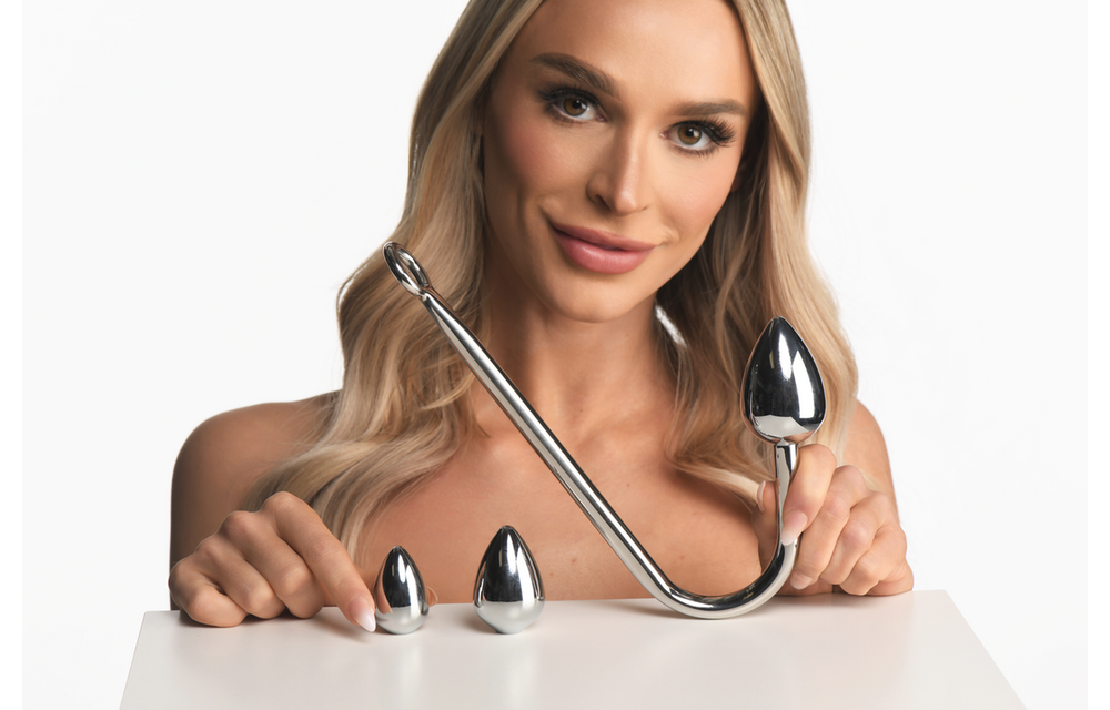 Anal-Haken-Trainer mit 3 Plugs 23,9 cm – Komfort & Stil