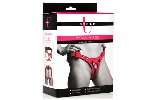 Bodice Deluxe Lila Lederkorsett-Harness 19 cm – Stilvoll & bequem