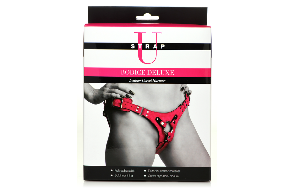 Bodice Deluxe Paars Leren Korset Harnas 19 cm – Stijlvol & Comfortabel