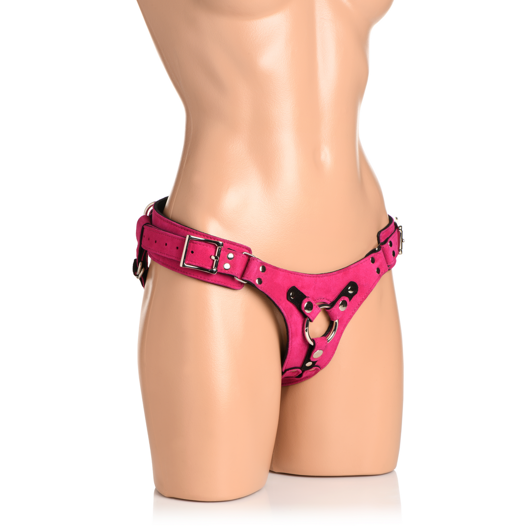 Bodice Deluxe Lila Lederkorsett-Harness 19 cm – Stilvoll & bequem