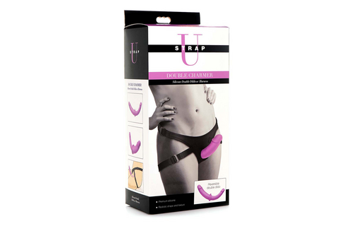 Double Charmer 15 cm - Silicone Double Dildo With Harness