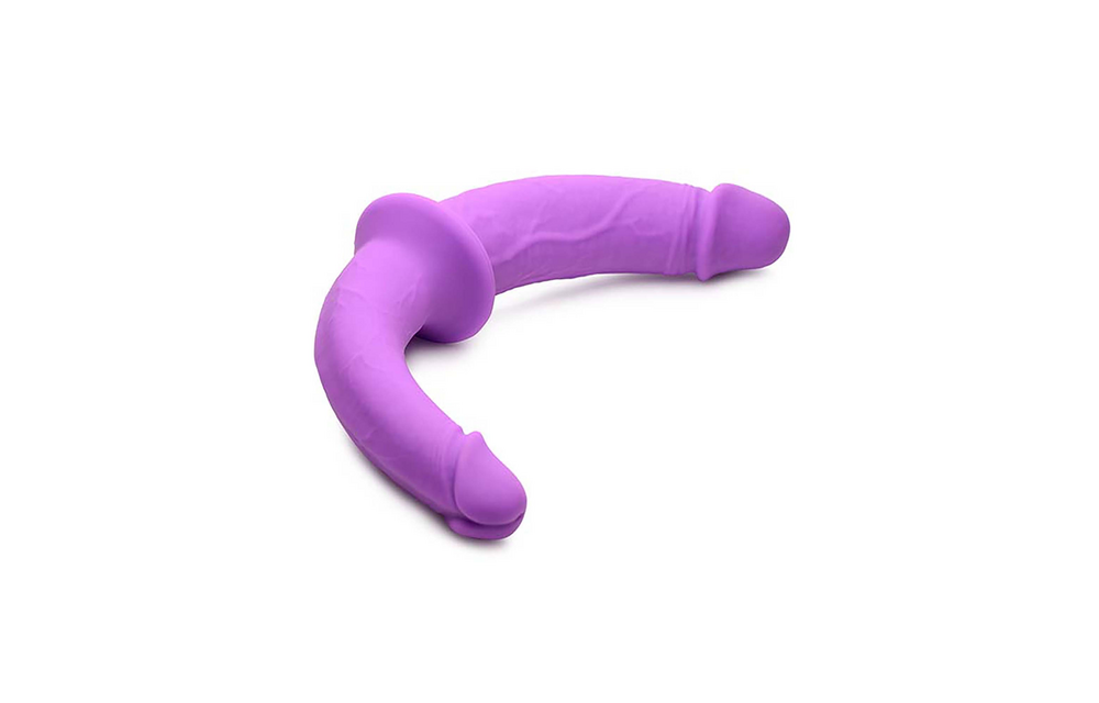 Double Charmer 15 cm - Silicone Double Dildo With Harness