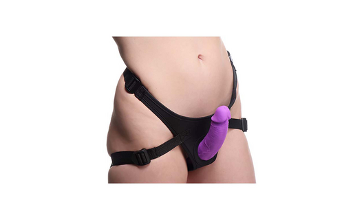 Double Charmer 15 cm - Siliconen Dubbele Dildo Met Harnas