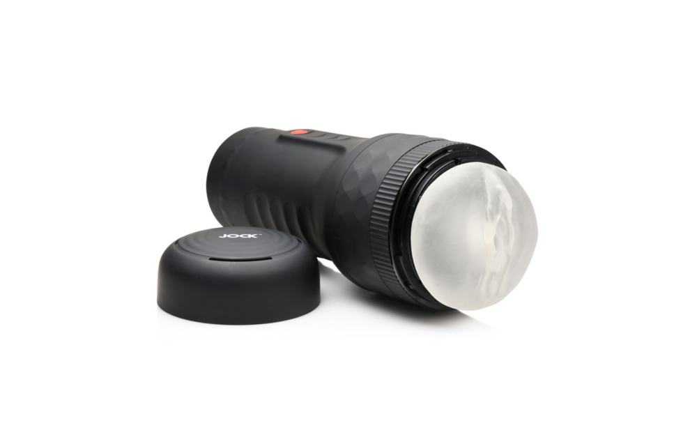 Black Masturbator with Vibration & Adjustable Tightness | Curve Toys