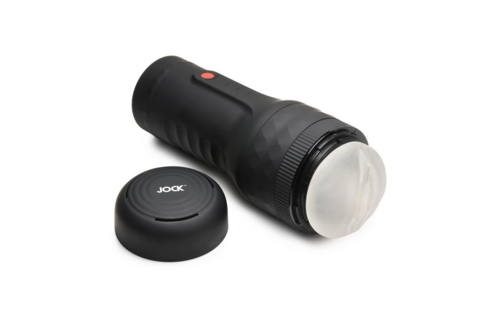 Zug- und Vibrationsmasturbator - Schwarz