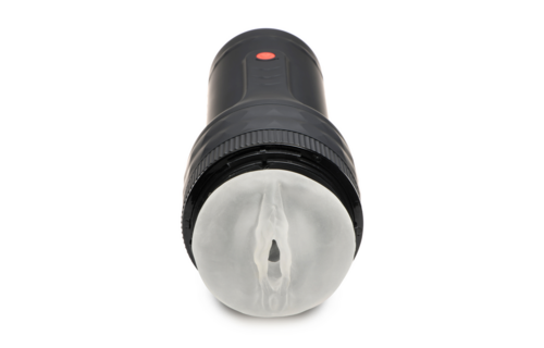 Black Masturbator with Vibration & Adjustable Tightness | Curve Toys