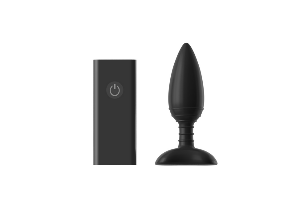 Ace Large 15 cm - Luxury vibrating butt plug with remote control