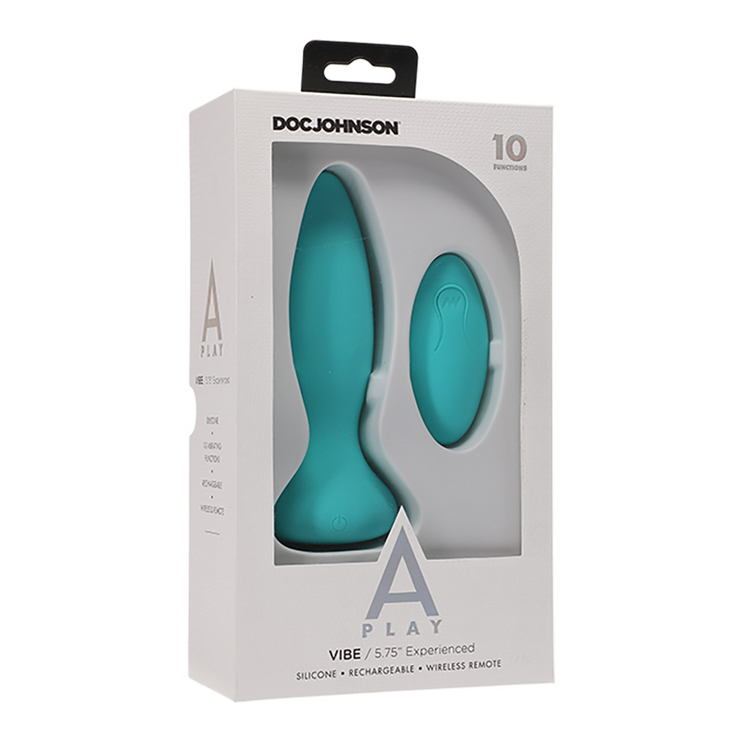 Vibe 14.2 cm - Silicone Anal Plug with Remote Control