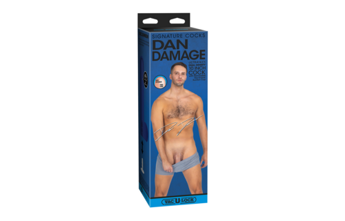 Dan Damage - Realistic ULTRASKYN Dildo - 10 / 25 cm - Vanilla