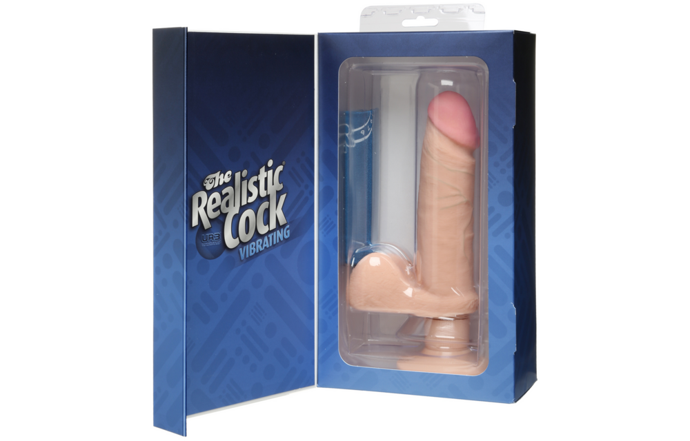 Vibrierender Dildo mit Hoden 18 cm – Realistisch und leistungsstark