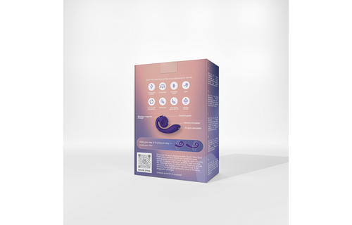 GIZI Doppelter G-Punkt-Stimulator Lila | Snail Vibe Genuss