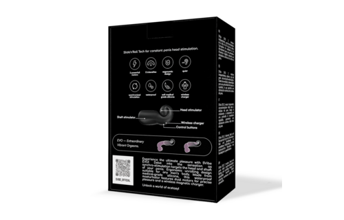 EVO - Dual Male Stimulator - Black