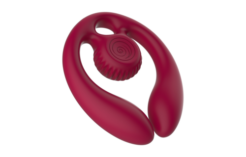 GIZI Duo - Dual Couples Stimulator - Burgunderrot