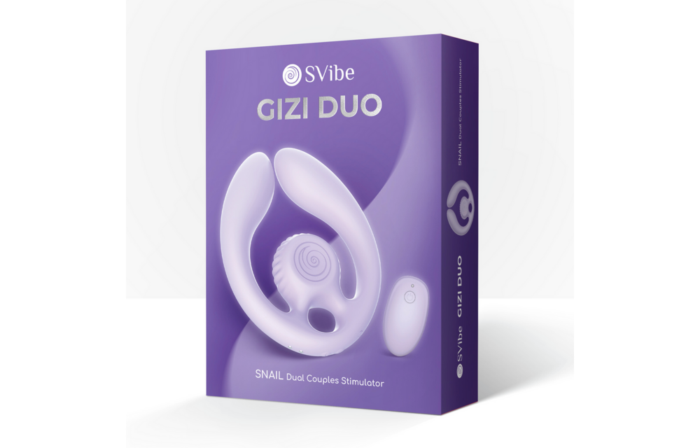GIZI Duo Paarstimulator Paars | Ultiem Koppelplezier
