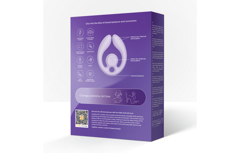 GIZI Duo - Dual Couples Stimulator - Lila