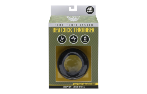 Rev Cock Throbber - Vibrerende Cockring - Zwart