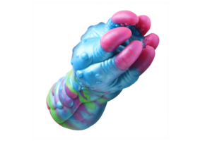 Asstra Silikon-Hinterteil-Stroker Blau/Lila – Kosmisches Vergnügen