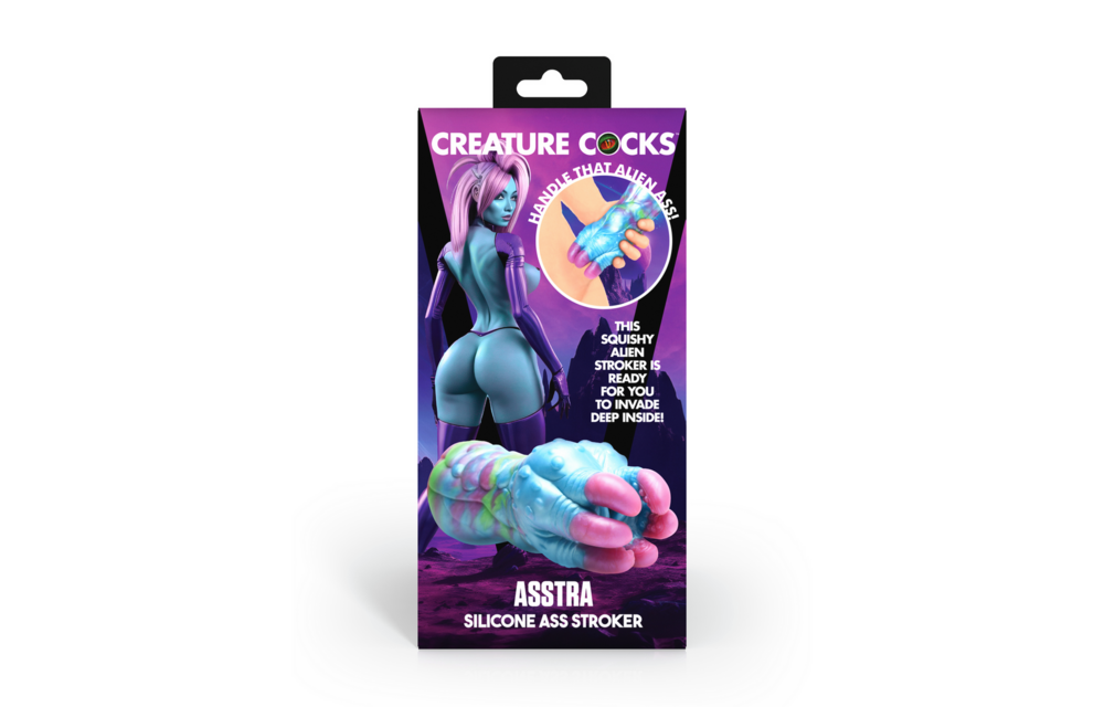 Asstra - Silikon Po-Stroker - Blau/Violett