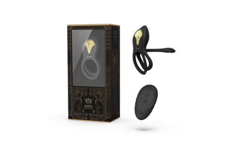 BAYEK - Draagbare Vibrator - Obsidiaan Zwart