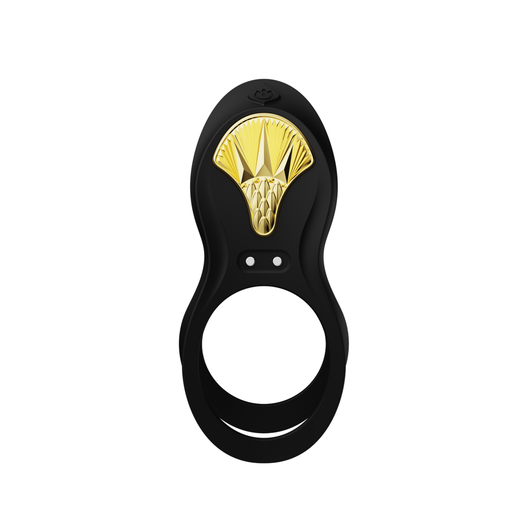 BAYEK - Draagbare Vibrator - Obsidiaan Zwart
