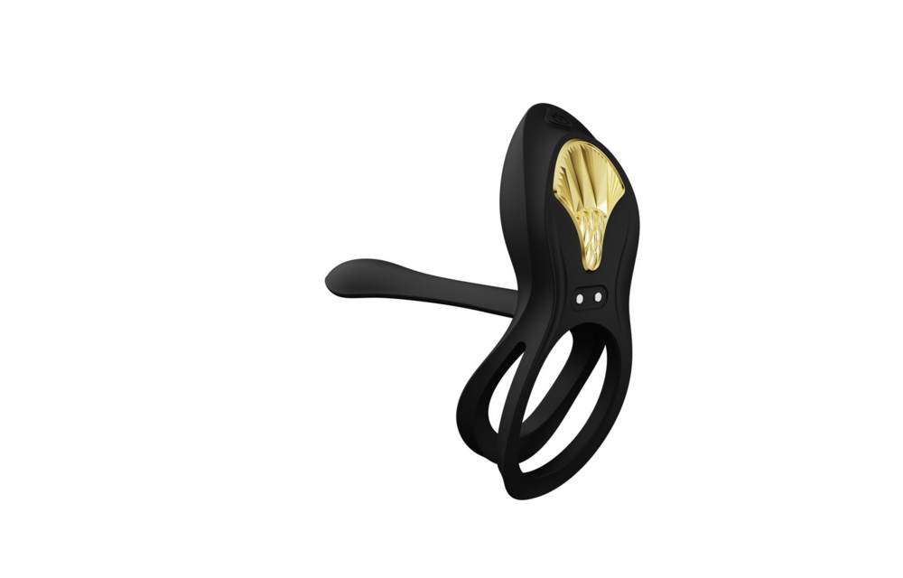 BAYEK - Draagbare Vibrator - Obsidiaan Zwart