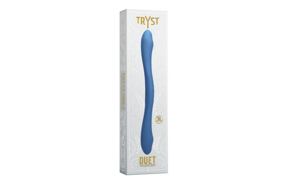 Duet - Double Ended Vibrator met Draadloze Afstandsbediening - Periwinkle