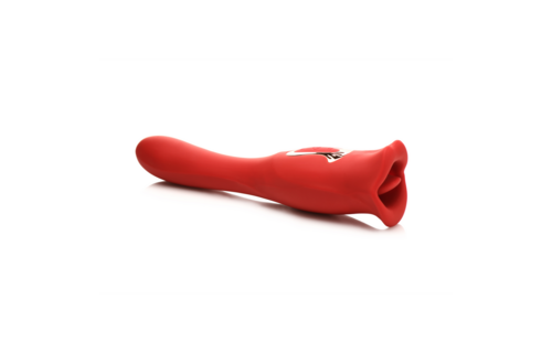 Kiss and Tell Pro Rood - Luxe Dubbelzijdige Kusvibrator